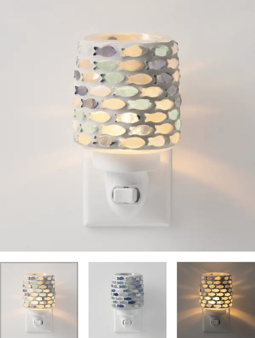 Scentsy Fish in the Sea Warmer - Blue and White *NEW*